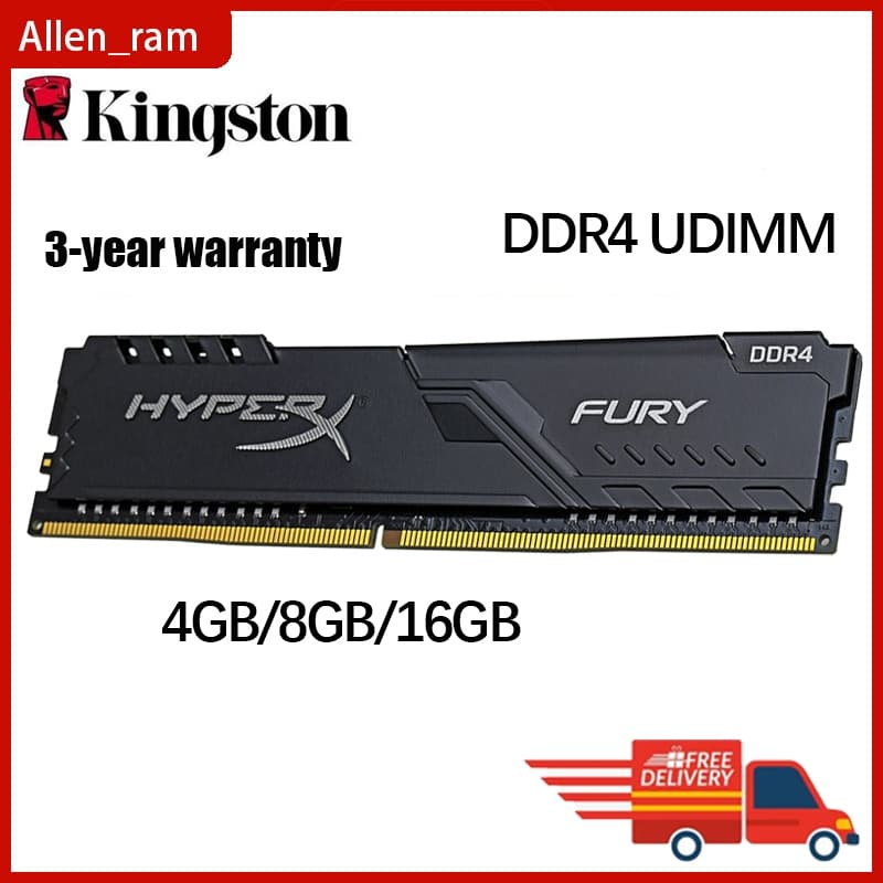 Kingston HyperX Fúria Besta DDR4 RAM 4GB 8GB 16GB DDR4 1.2v 2133Mhz 2400Mhz 2666Mhz 3200MHz Memória Do Computador Deskto