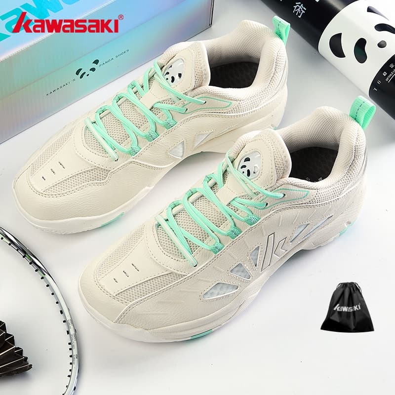 Kawasaki Pickleball Shoes Sapatos De Badminton Panda B3327 E B3326 Treinamento Profissional Feminino Masculino Antiderra