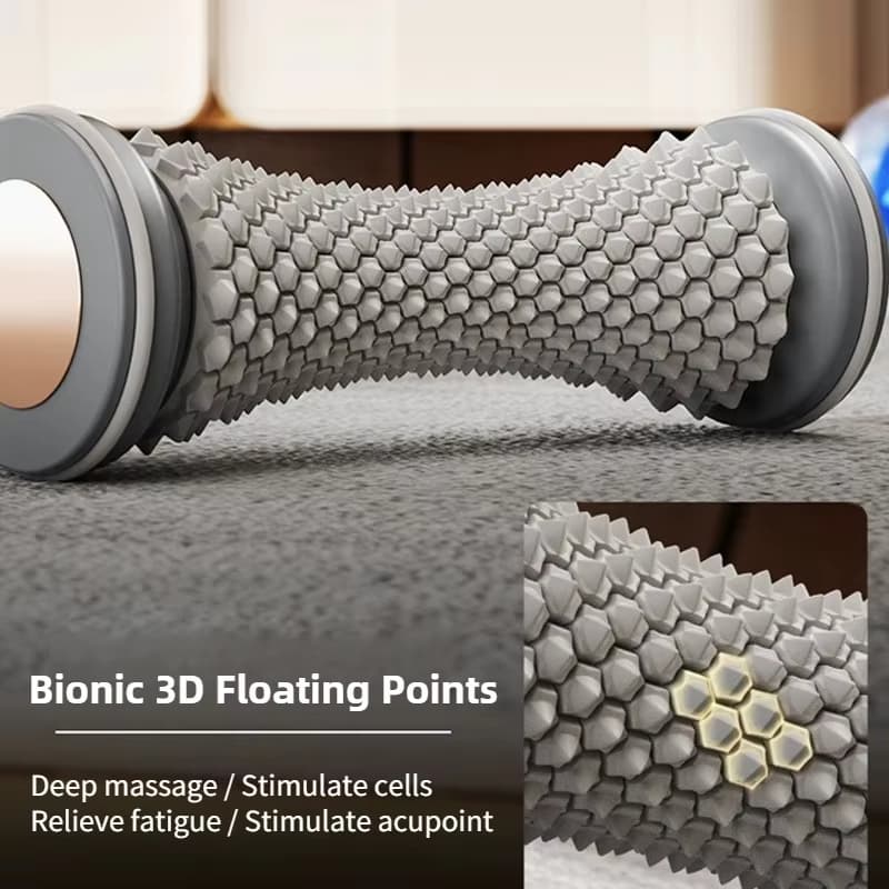 Massageador De Pés Rolo De Massagem Yoga Bola Fáscia Plantar Cuidados De Relaxamento Muscular Manual De Plástic