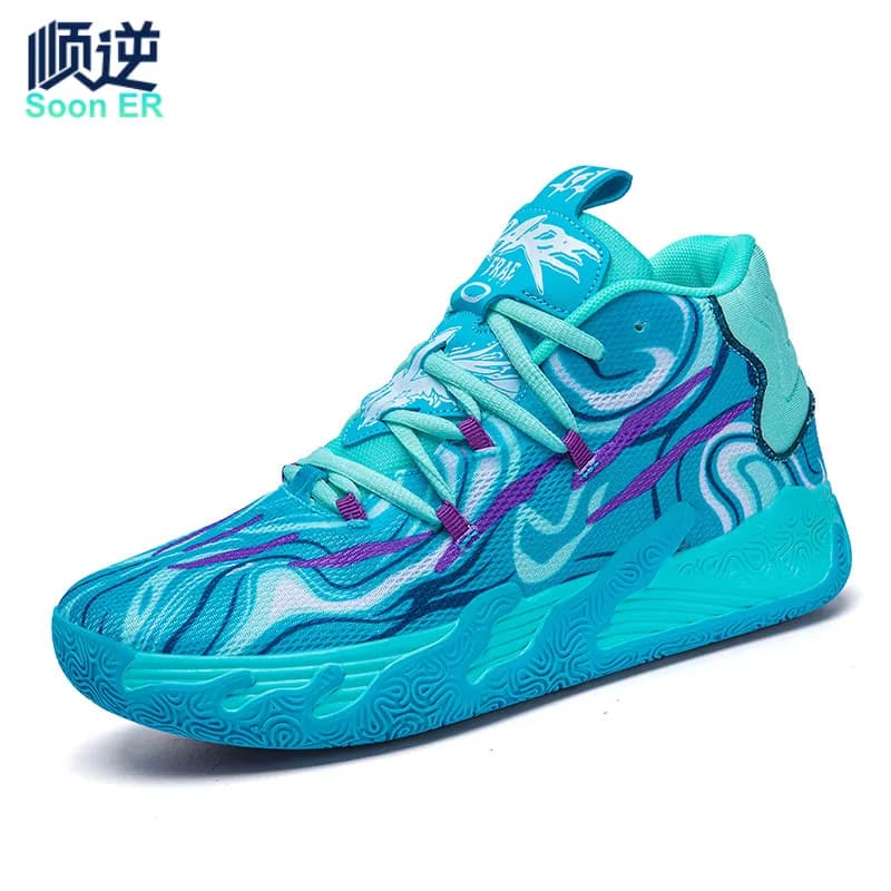 Tênis de basquete masculino feminino amortecimento voleibol sapatos esportivos tênis de corrida