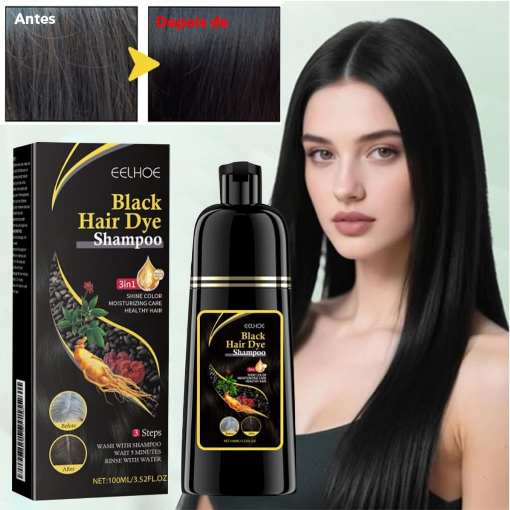 100ml shampoo cabelo Essência Hidratante para Cabelo Preto Reparação de Limpeza de Cabelo Calmante