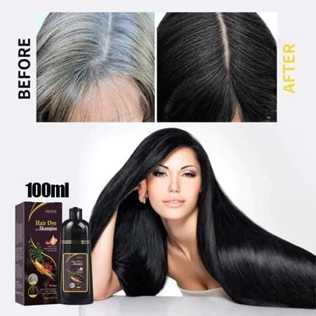 100ml Shampoo Black Hair Moisturising Essence Shampoo Hair Cleansing Repairing Soothing