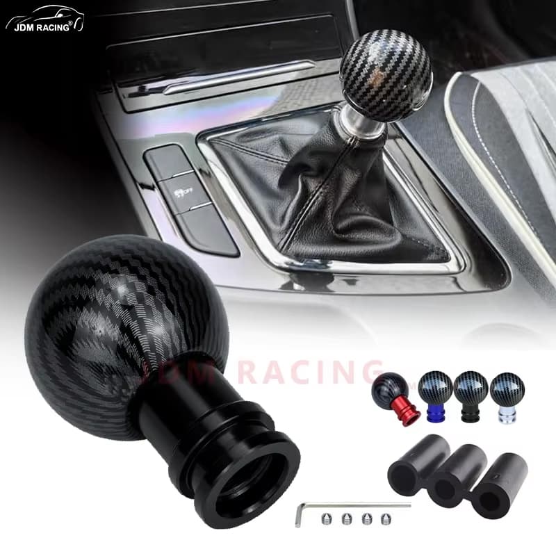 Manopla De Mudança De Marcha Universal Para Carro , Alavanca De Câmbio , Formato De Bola Redonda , Impressão De Transfer