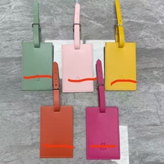 Adequado para etiqueta de bagagem Rimowa Cartão de embarque Etiqueta de couro colorida Etiqueta de sinal exclusiva Etiqu