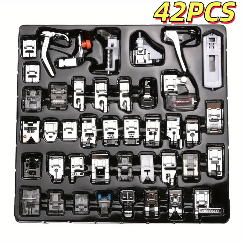 Kit 42/32 Calcadores Lorben Sapata Máquina Costura Brother Singer