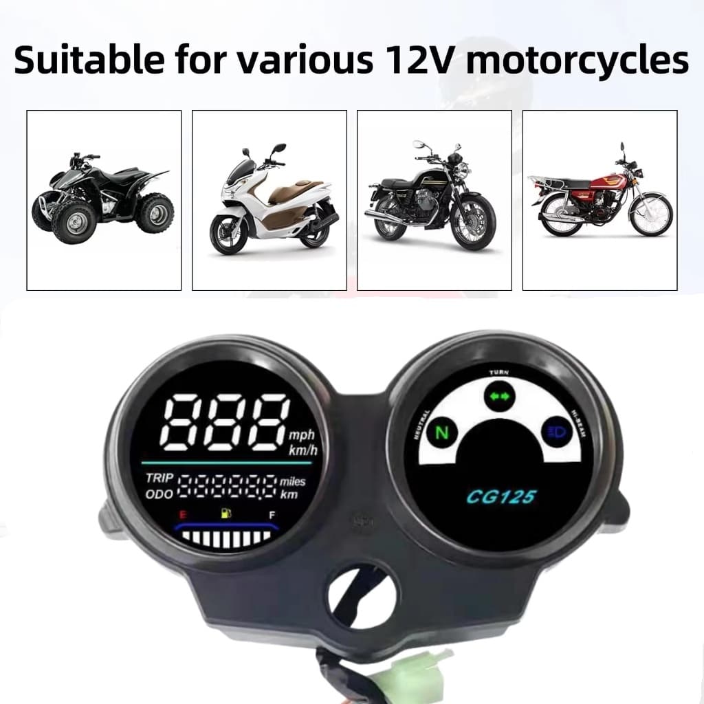 Para Honda Fan125 CG125 TITAN 125 ES KS KSE 2005-2013 Digital LED Painel Da Motocicleta Velocímetro Eletrônico
