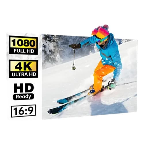 TASSOS Tela De Projeção Reflexiva  Para Projetor , 84/100 Polegadas , 4K Full HD