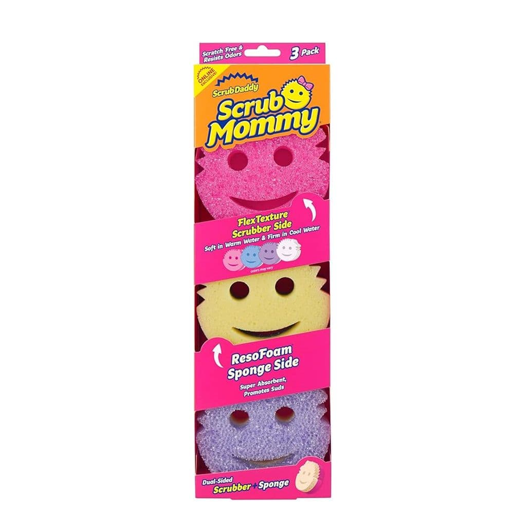 ScrubMommy Purificador De Pratos + De Limpeza Sem Arranhões Cozinha , Banheiro + Seguro Para Múltiplas S