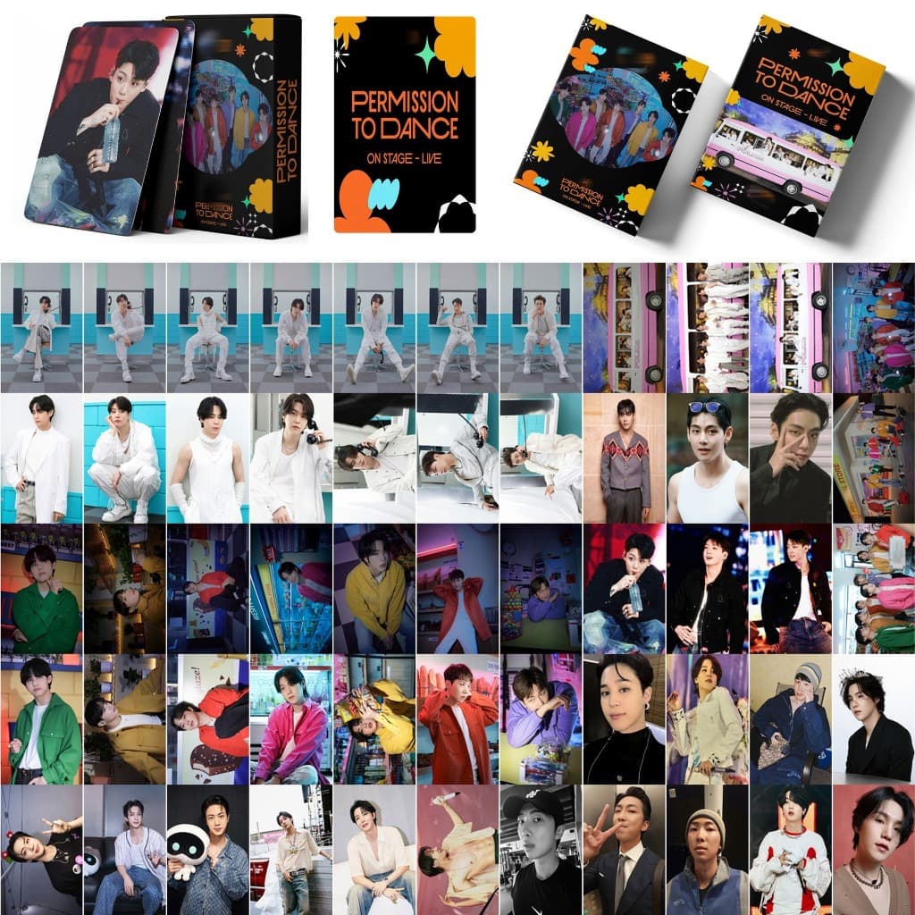 55pcs/box JUNGKOOK Novo Álbum Sete Solo Photocards Lomo Cards JK Kpop Cartões Postais Novidades