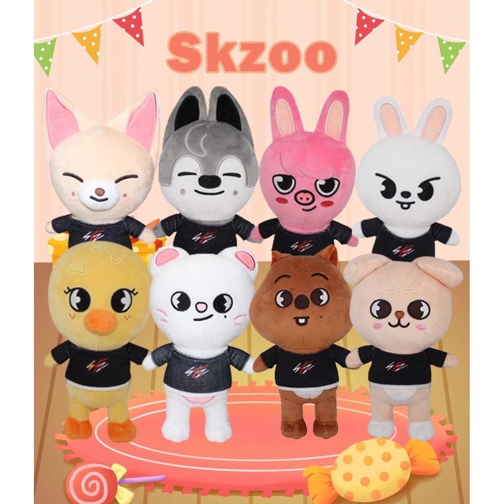 KPOP Stray Kids Skzoo Boneca de peluche Recheado Presentes De Noiva Leeknow Hyunjin Decoração Da Casa Skzoo original