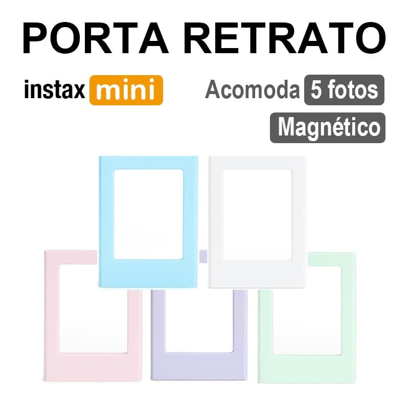 [Film Lab] [Conjunto De 5pcs] Porta Retrato Foto Imã De Geladeira Para Filme Instax Mini CAC21