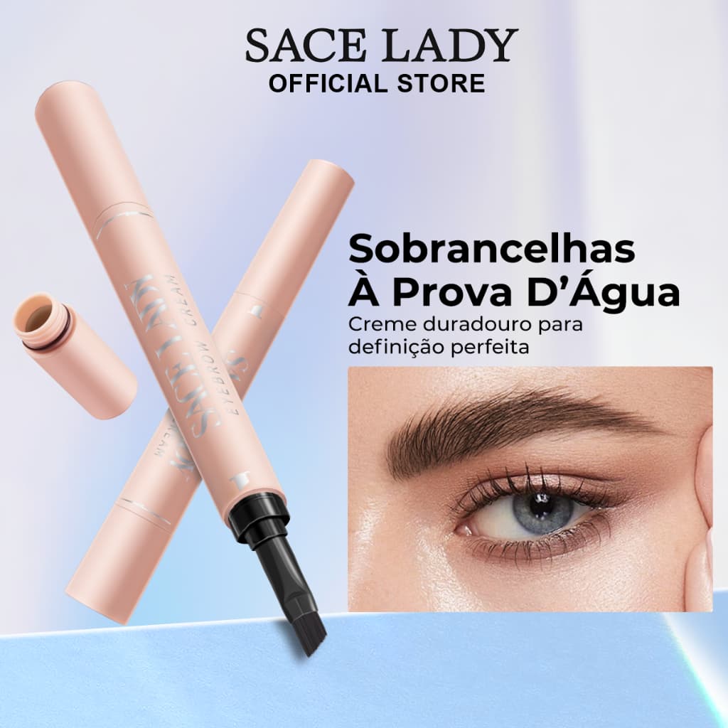 Creme para Sobrancelhas à Prova d'Água SACE LADY efeito tatuagem de longa duração