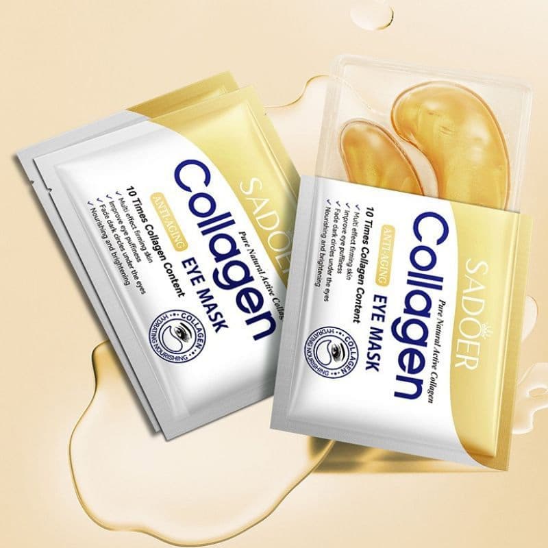 Máscara De Olho De Colágeno SADOER Aperta , Aperto De Poros , Hidratante , Baixo Molecular