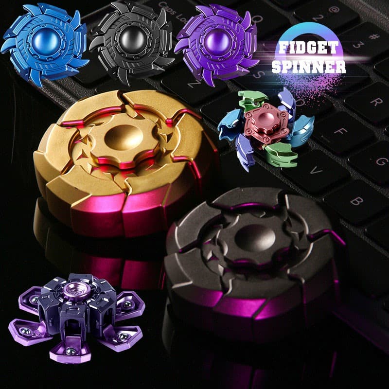 Spinner Fidget Toy EDC Roleta Pião Para Alívio Do Estresse Dos Dedos E Diversão