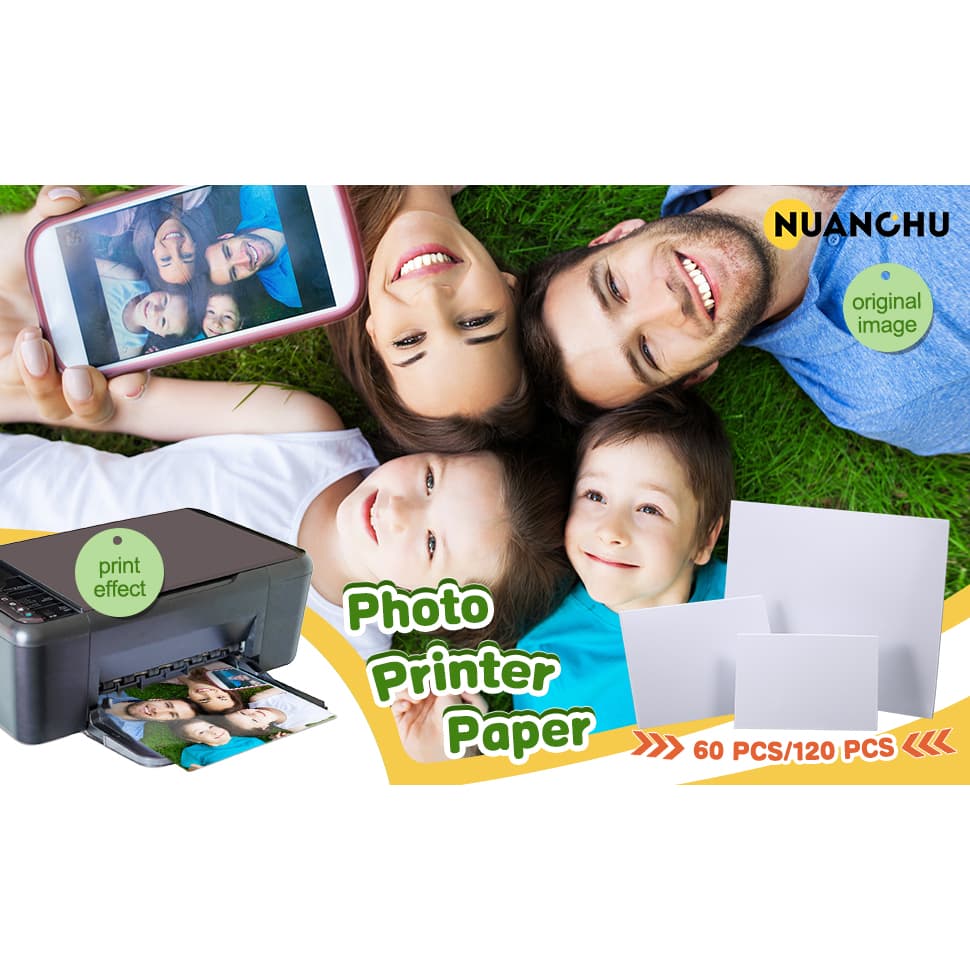Papel fotográfico de alta qualidade 10x15 cm Papel fotográfico brilhante, à prova d'água e brilhante 10x15 cm