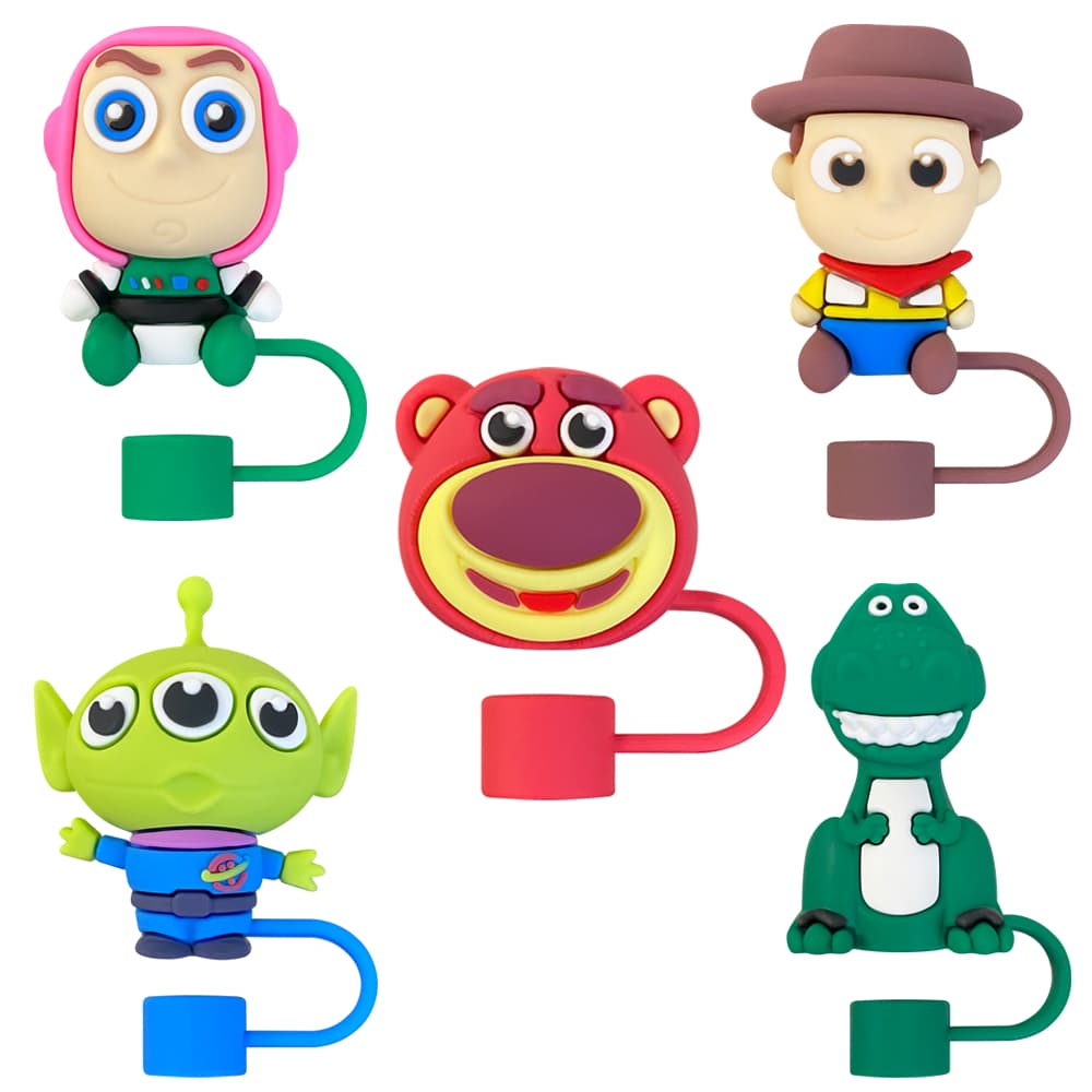 1 Pçs Anime Série Palha Capa Para 10mm Dicas De Tampas Reutilizáveis À Prova De Poeira Topper Decoração De Festa