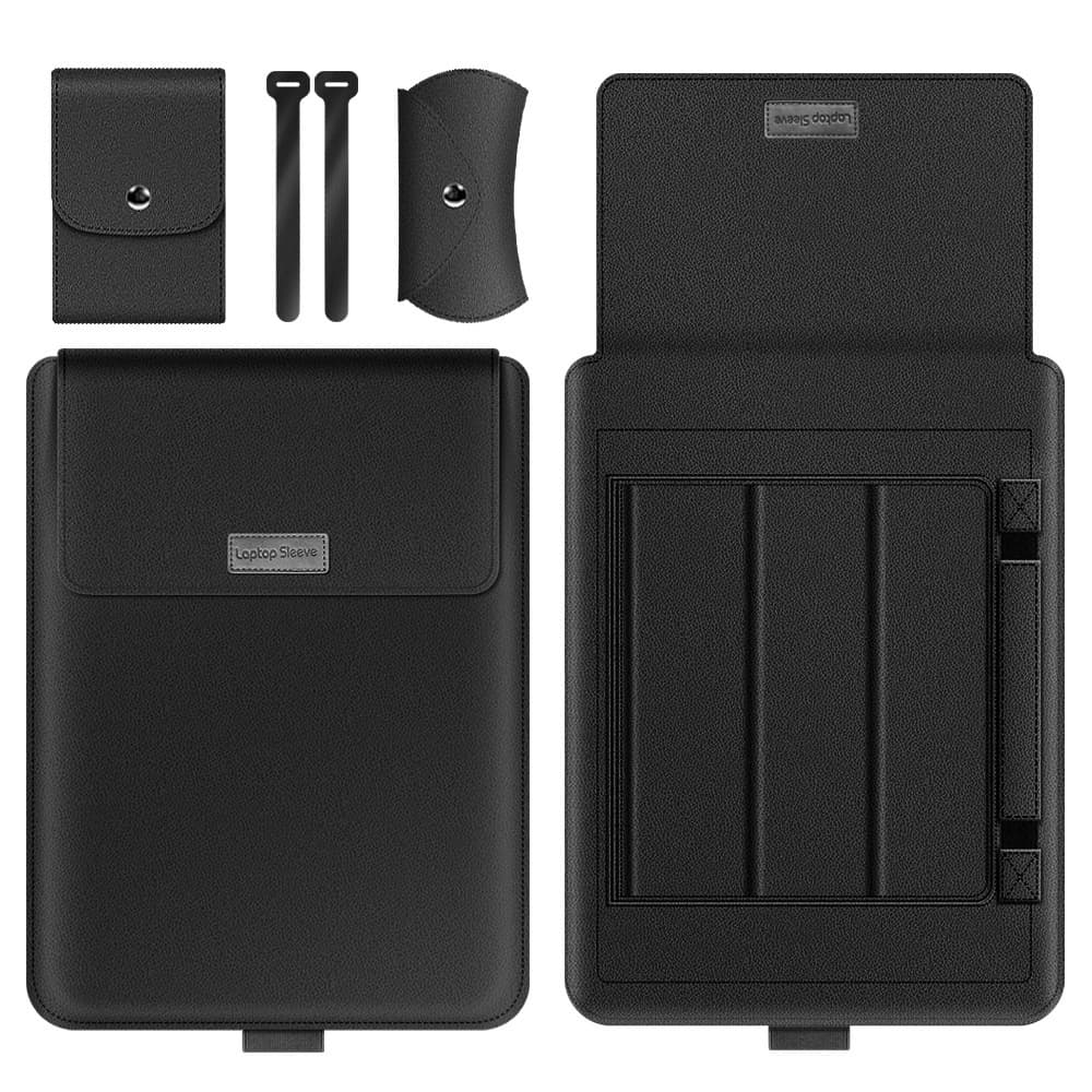Case Capa Notebook Macbook Em Couro 4 Em 1, 13-16.1 Pol