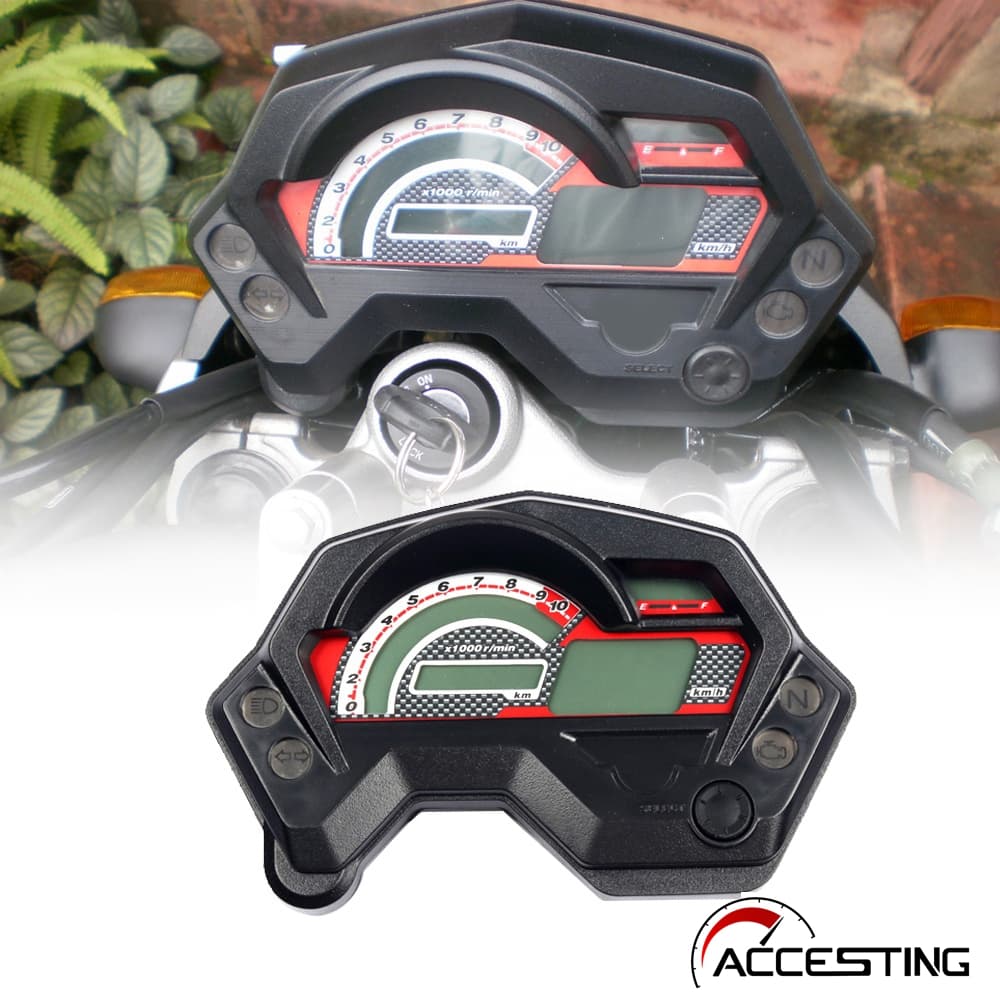 2023 Novo Velocímetro Digital LCD Para Motocicleta , Tacômetro E Medidor Yamaha FZ16 Fazer