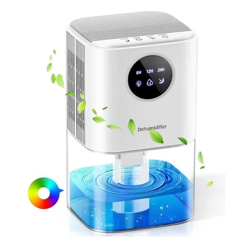 Desumidificador de ar interno elétrico elétrico 1700ml à prova de mofo 22.5 W Desumidificador elétrico seguro adequado p