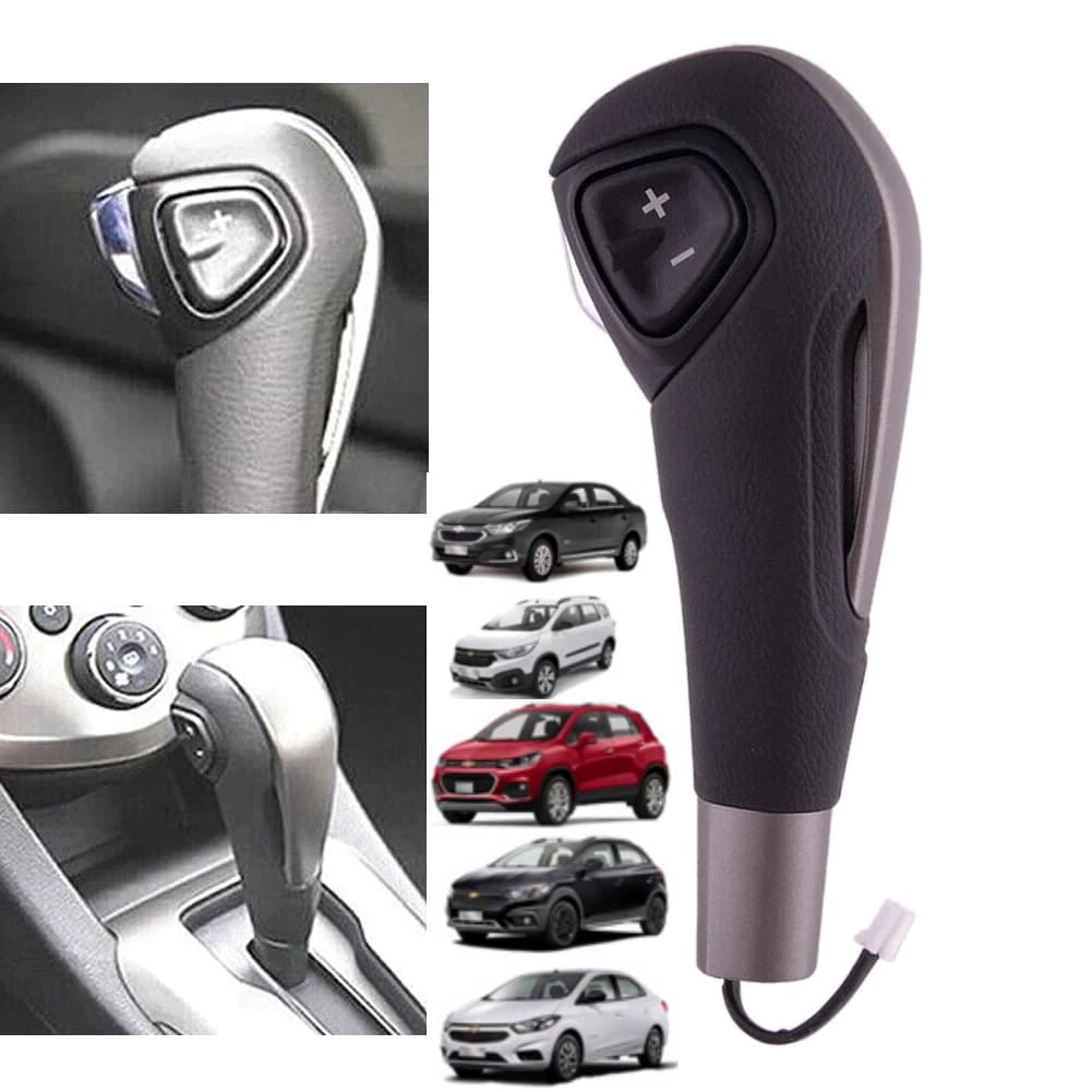 Manopla Câmbio Automático Spin Rastreador De Cobalto Prisma Onix