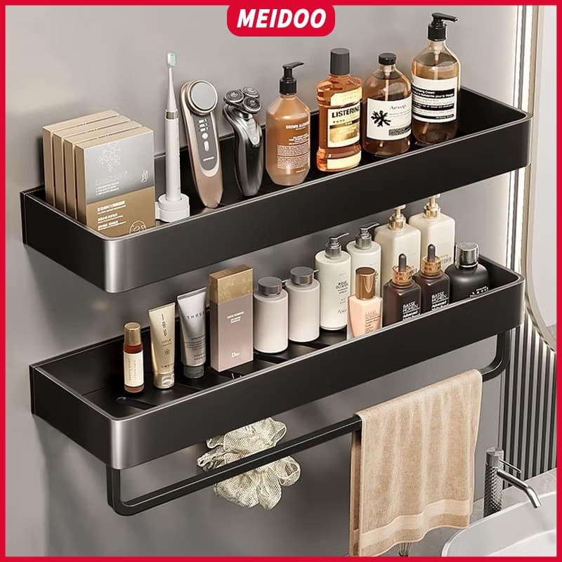 Prateleira De Banheiro , Suporte De Parede Sem Perfurações , Alumínio À Prova D'água