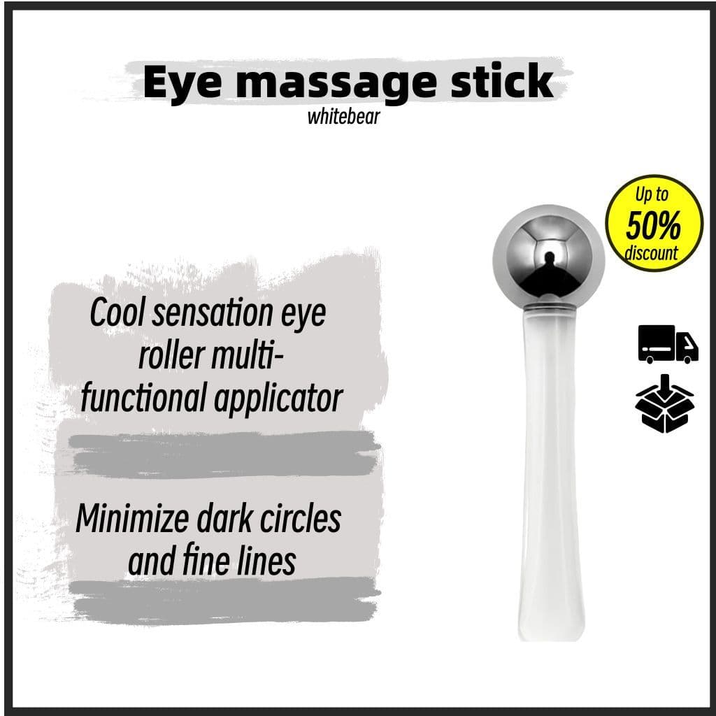 4.4 Ferramenta De Massagem Ocular Rolo Com Sensação De Resfriamento Multiuso Reduz Olheiras E Linhas Finas