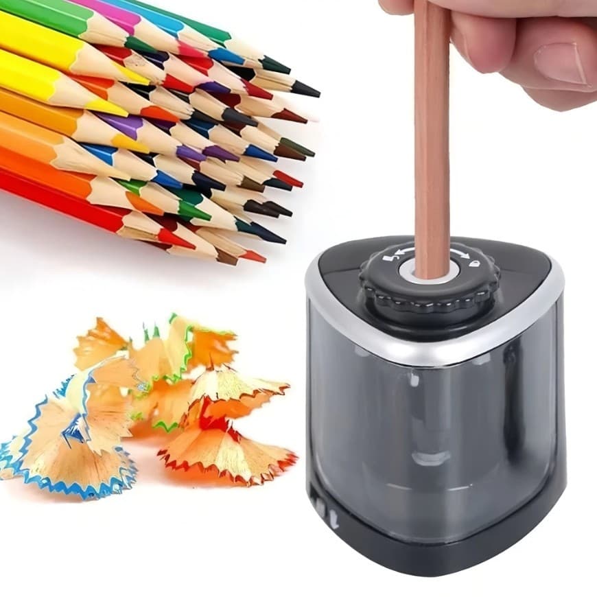 Apontador De Lápis Elétrico Automático-Design De Mesa Para De 6-8 Mm-Perfeito Estudantes E Uso Em Escritório