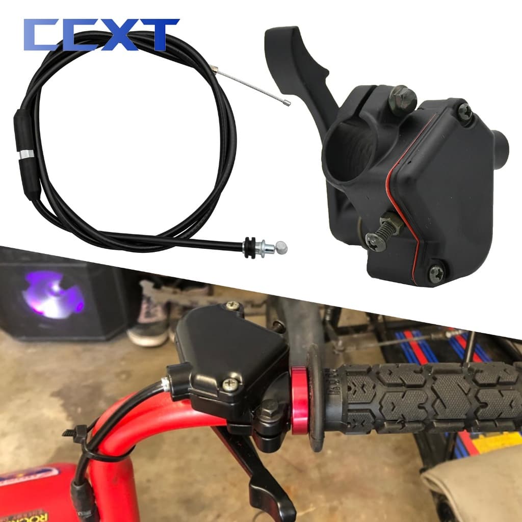 Conjunto De Cabos De Acelerador De Cabo Polegar Para 50cc-250cc 300cc ATV Quad Kart Dirt Bike 7/8 Inch 22mm Handlebar Universal