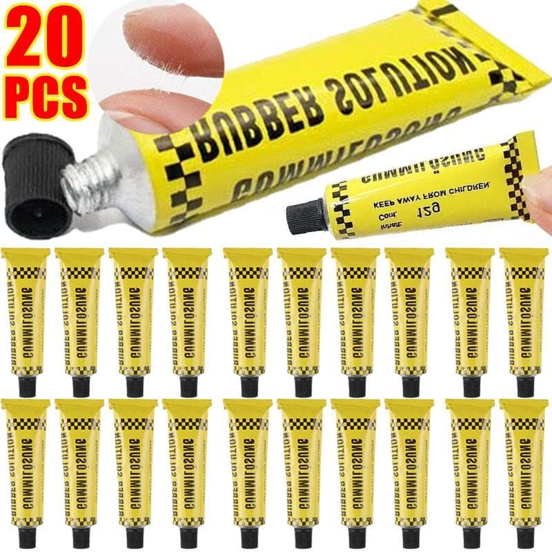 6-20 Pçs Carro Motocicleta Bicicleta Pneu Reparação Cola Tubo Interno Punctura Remendo Colas Forte