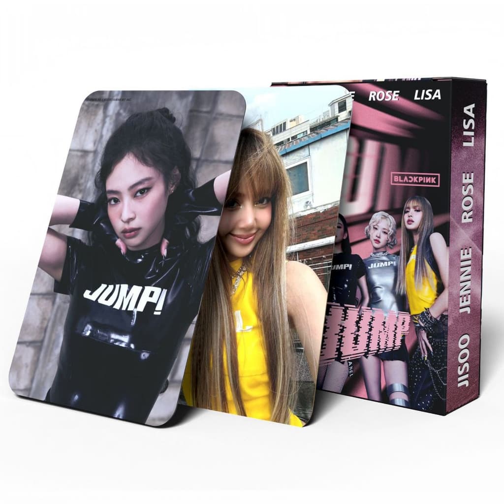 55pcs/box BLACKPINK Photocards 2025 JUMP KPOP LOMO Cartão