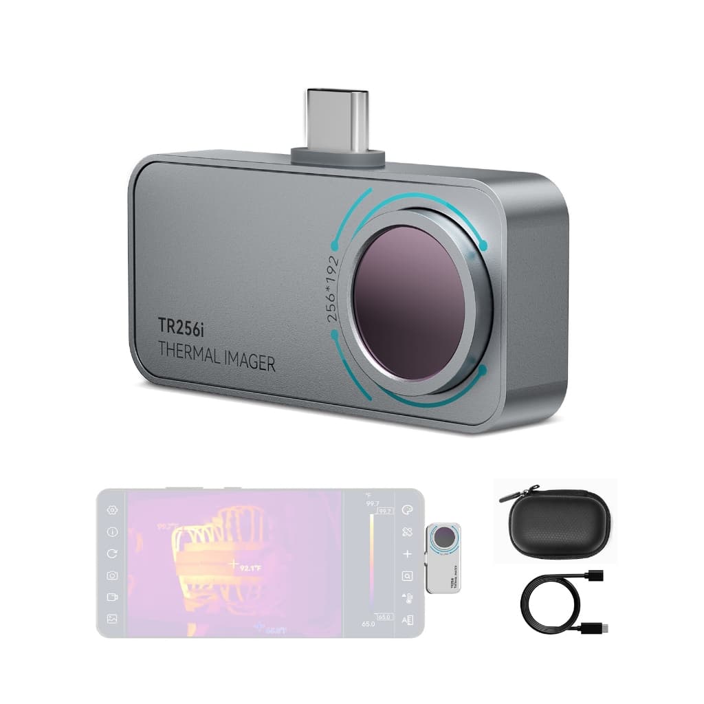 Milessey TR256i Thermal Imager Industrial PCB Piso Detecção De Tubo De Calor Câmera Térmica Infravermelha Para Telefone 