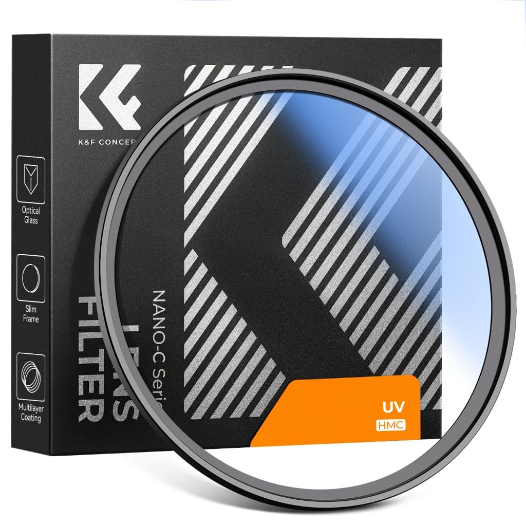 K & F Concept UV 37/40.5/43/46/49/52/55/58/62/67/82mm Filtro De Lente Estrutura Fina Com Revestimento Multi-Resistente Para Câmera