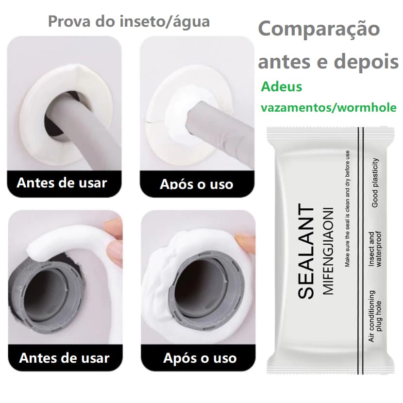 Selante de Furo de Parede Ecologicamente Correto/ar Condicionado/Modelo/Esquiado à Prova d'água/Mud