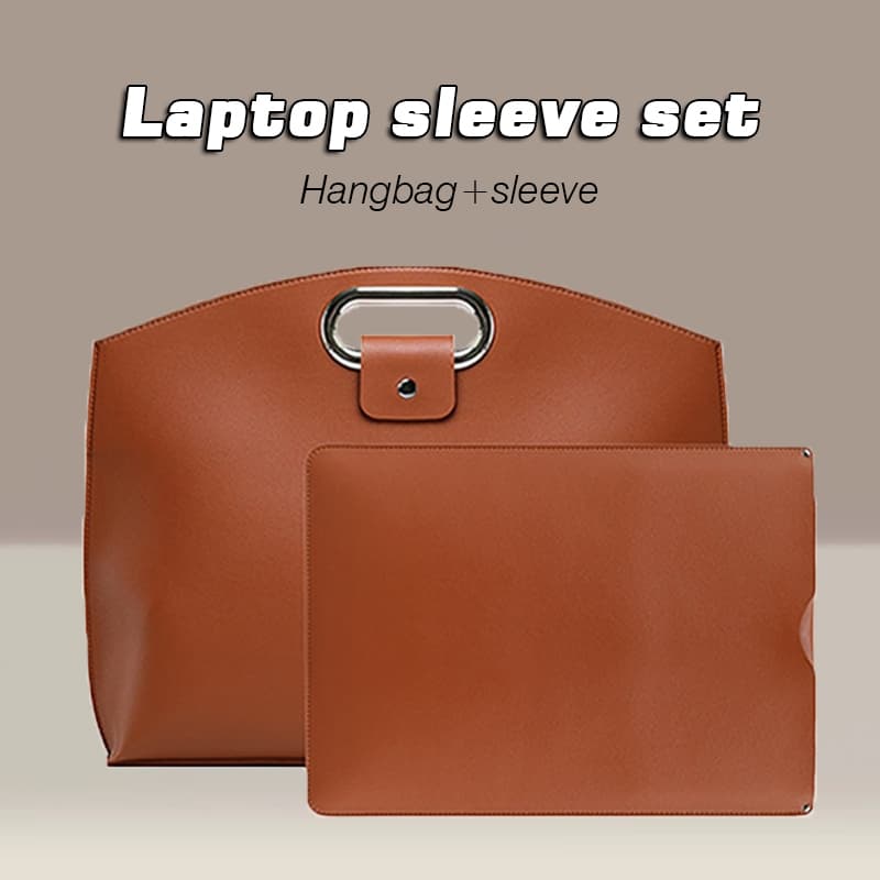 Bolsa universal De Couro Para laptop De 16 Polegadas De Grande Capacidade À Prova De Choque , Respingos , Abrasão Arranh