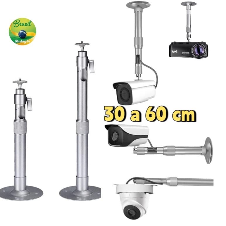 Suporte para Projetor De Teto E Parede De Montagem Extensível de 30cm ou 60cm