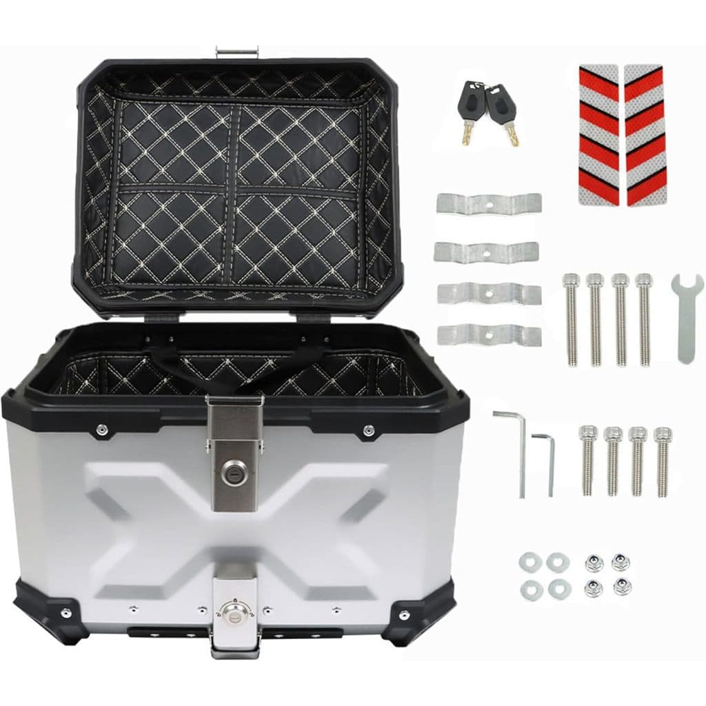 Bauleto Aluminio 45L Reforçado C/base De Fixação Univers