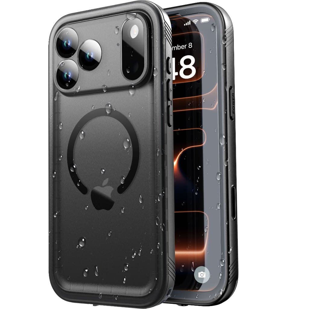 Sokusin Capa Magnética À Prova D'água Para iPhone 17/17 Pro Max/Ar IP68 , Natação , Mergulho , Telefone , De Choque