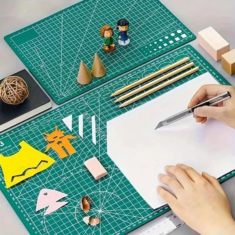 Base De Corte A2/A3 60x45/45*30 Dupla Face Patchwork Artesanato Cores