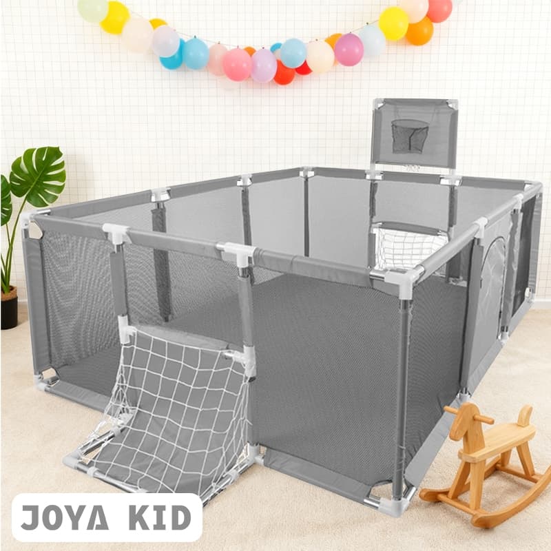 JOYA KID Cercadinho para bebês Grande cercadinho infantil adequado para meninos e meninas 120*220*60cm