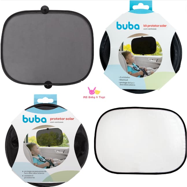 JOYA KID Kit Com 2 Protetor Solar blackout Carro Infantil Para Carro Buba Com Ventosa Protege Sol