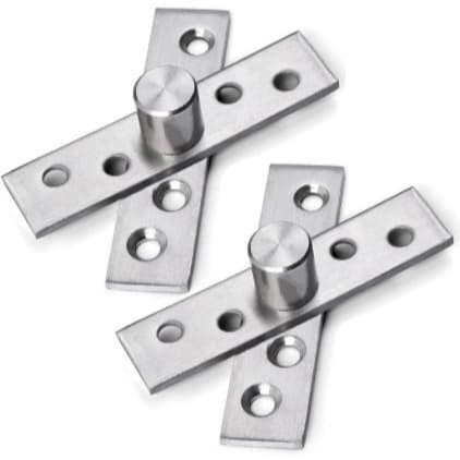 Dobradiça Pivô Pino Porta Pivotante 150kg Pivô Inox 304 duas pares