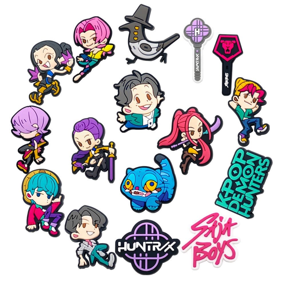 Personagem Dos Desenhos Animados Sapatos Encantos DIY Tamancos Sapato Aceessories Caber Sandálias Pinos Chinelos Decoraç