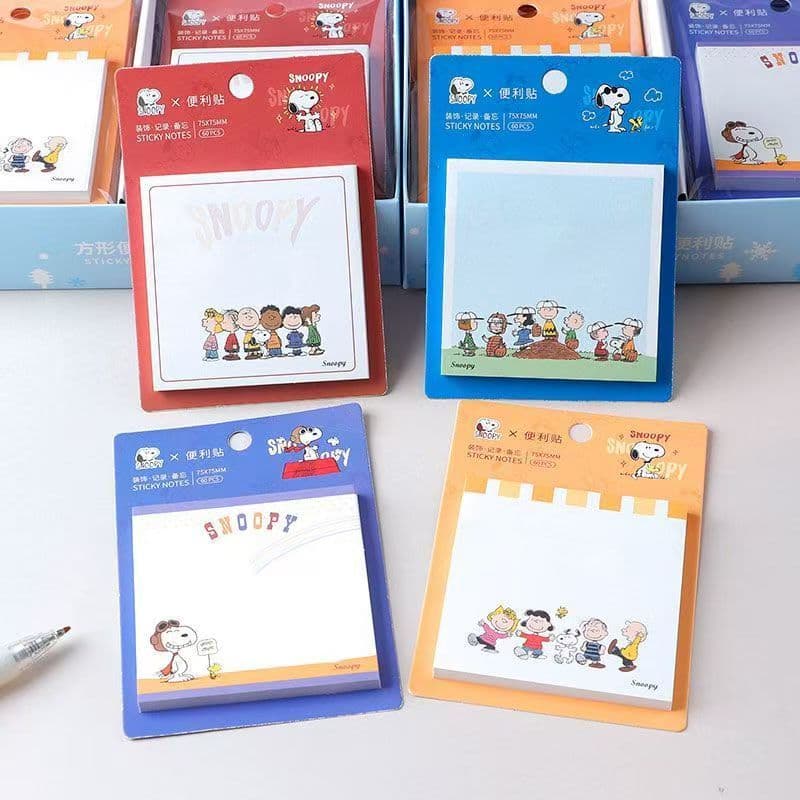 1pc Snoopy Sticky Notes Memo Notas De Lembrete