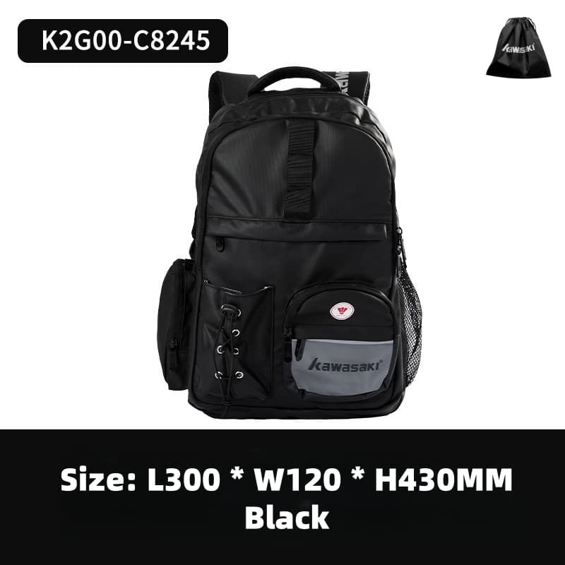 Kawasaki Mochila Menina Badminton Saco B8224 & C8245 Tênis Masculina E Feminina Nova Multifuncional Esportes Moda