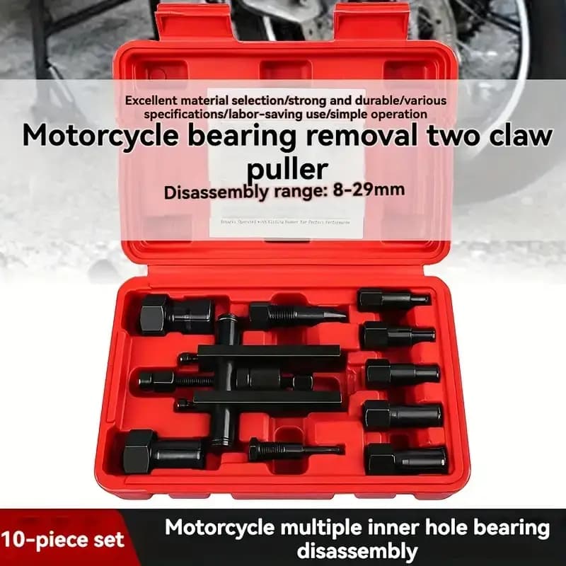 Extrator Rolamento Interno 10 Pecas Kit Jogo Motocicleta