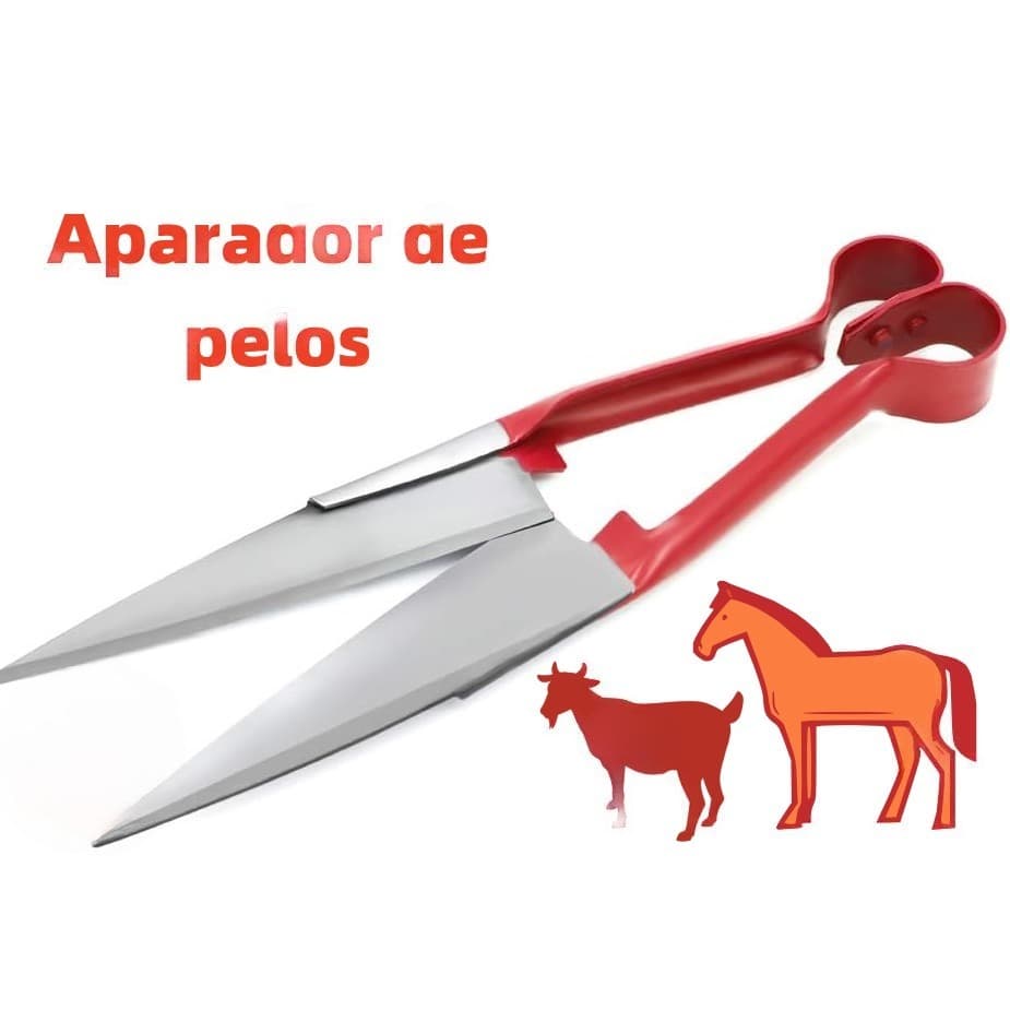 Tesoura Para Poda e Tosa Aparar Crinas Tosquia Jardim Cavalos Ovelhas Tipo Mola