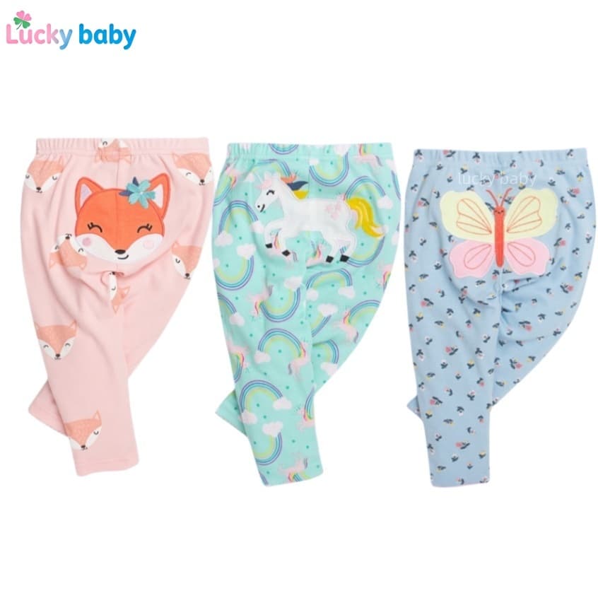 Lucky baby calça bebê menina  Calça de bebê  1 peça (0-24m) 100% Algodão Recém-nascido calça