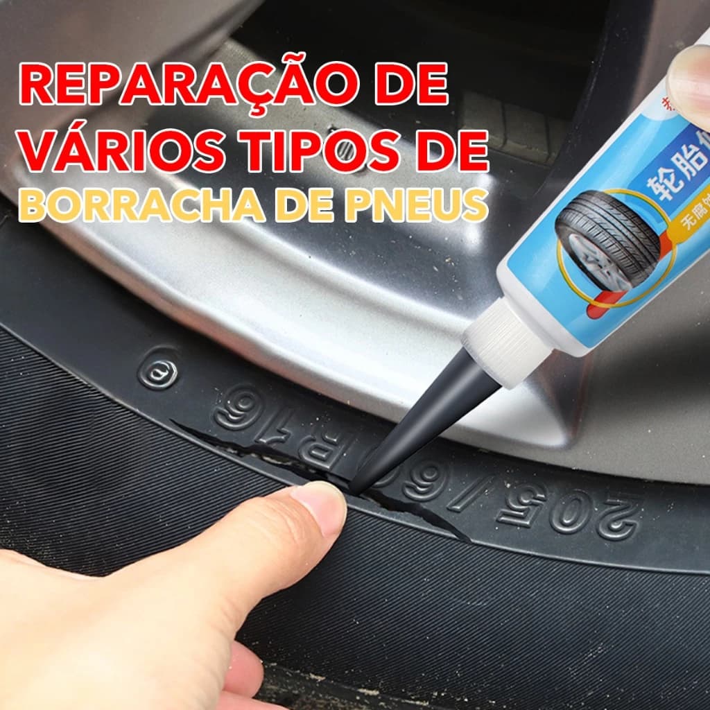Cola Líquida para Reparo de Pneus, Cola Forte, Borracha Preta, Couro Macio e Instantâneo