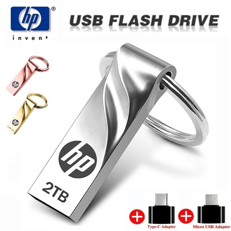Unidade flash USB 2TB De Alta Velocidade , Todo Em Metal , À Prova D'água , 1TB , 512GB , 256GB , 128GB , 64GB , 32GB , 