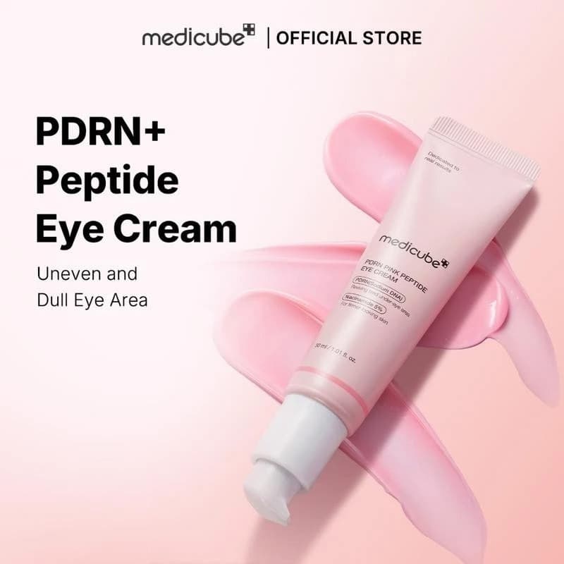 🎉🎉✨✨*3.15*【100% Genuine】[MEDICUBE] Creme Para Olhos Peptídeo Rosa PDRN 30ml/99 % Salmão Puro Nano Retinol De Alta Pureza